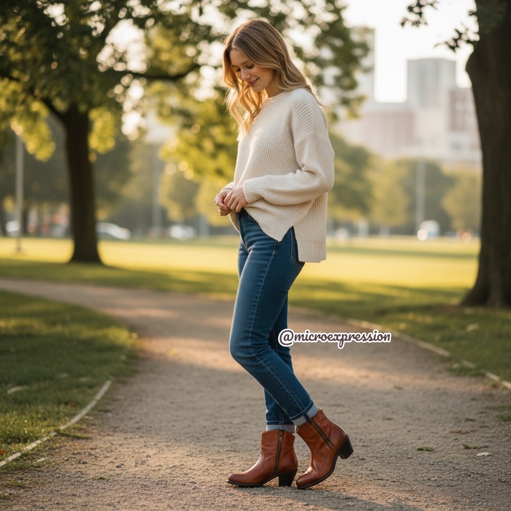 Frye Leslie Zip Cognac Genuine Leather Fall/Winter/Spring Heeled Ankle Booties - Picture 2 of 14
